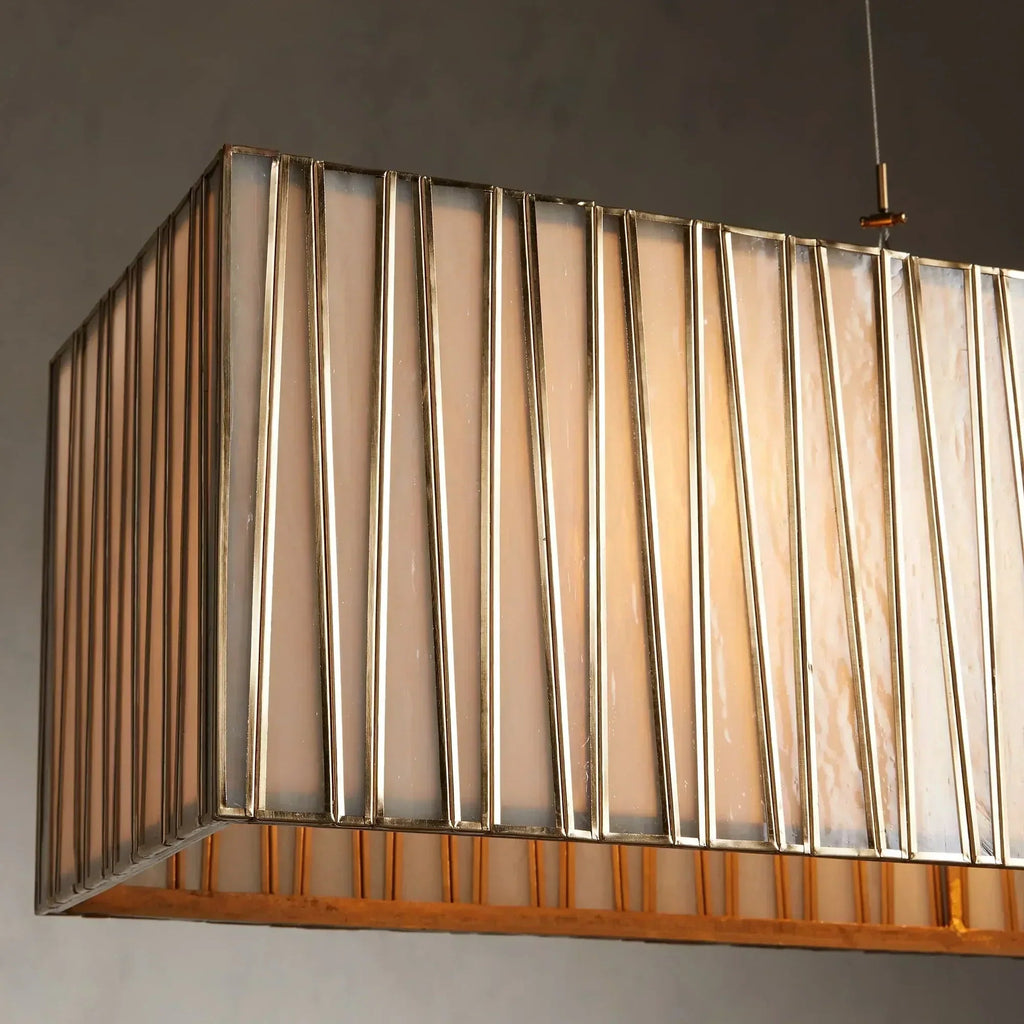 Art Glass Jeunet Rectangular Chandelier additional product view