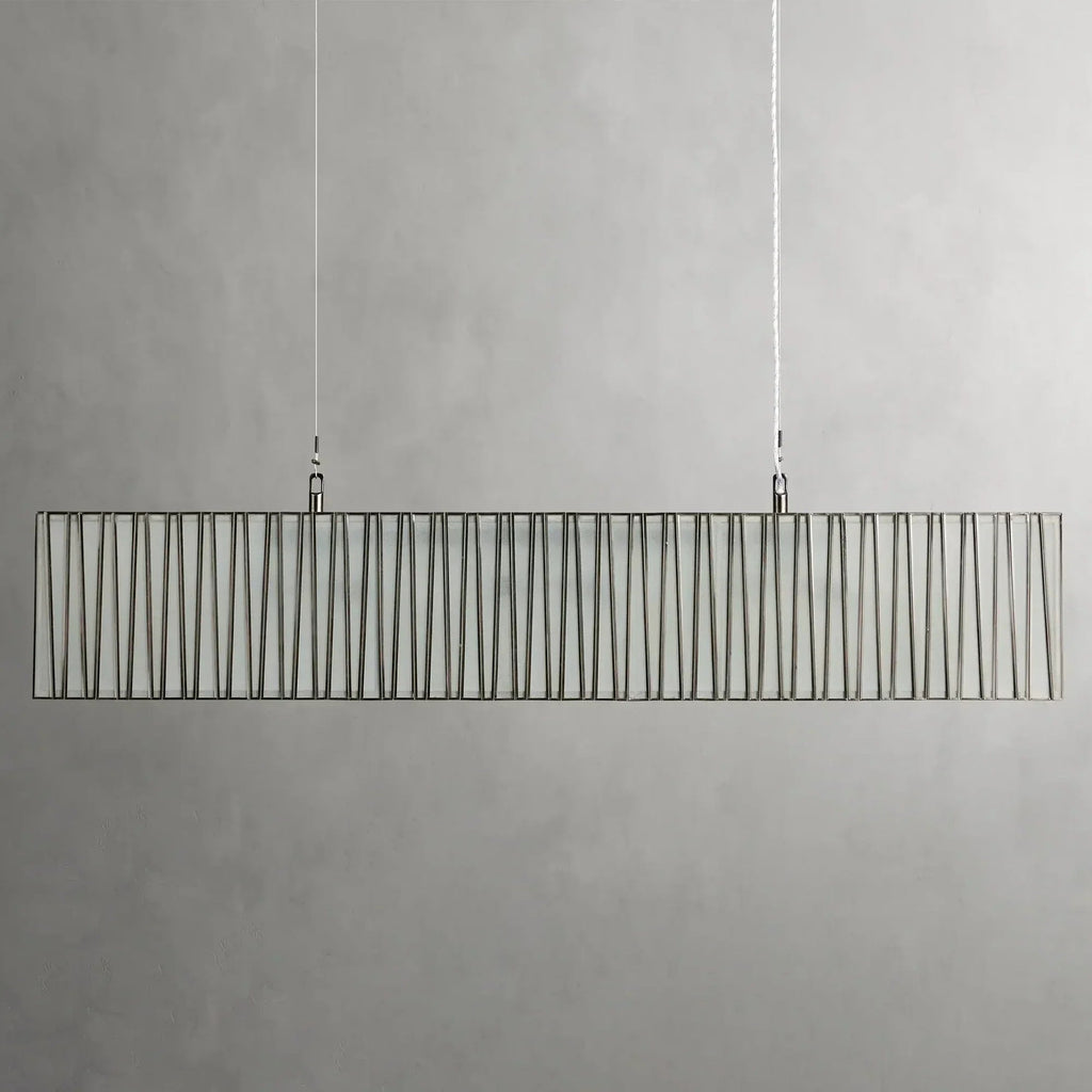 Art Glass Jeunet Rectangular Chandelier product image