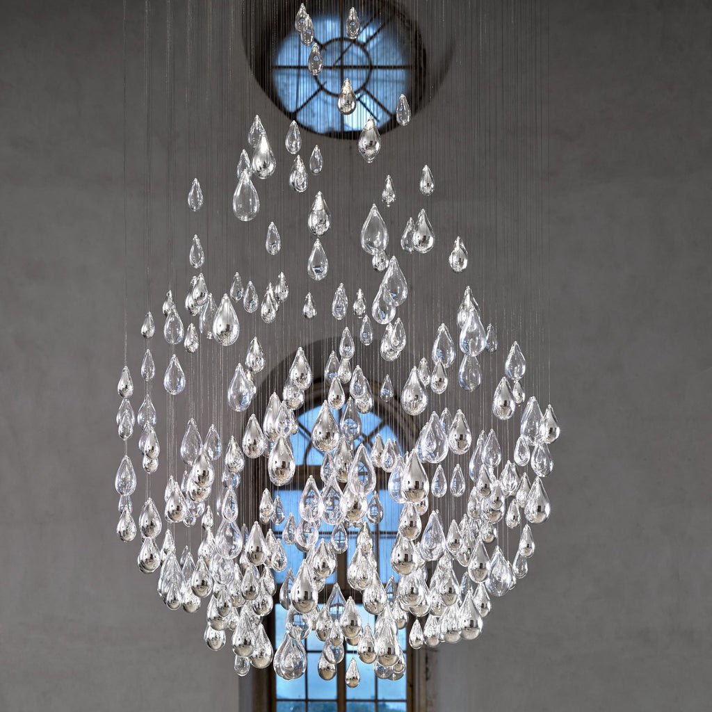 Art Glass Water Drop Chandelier product image
