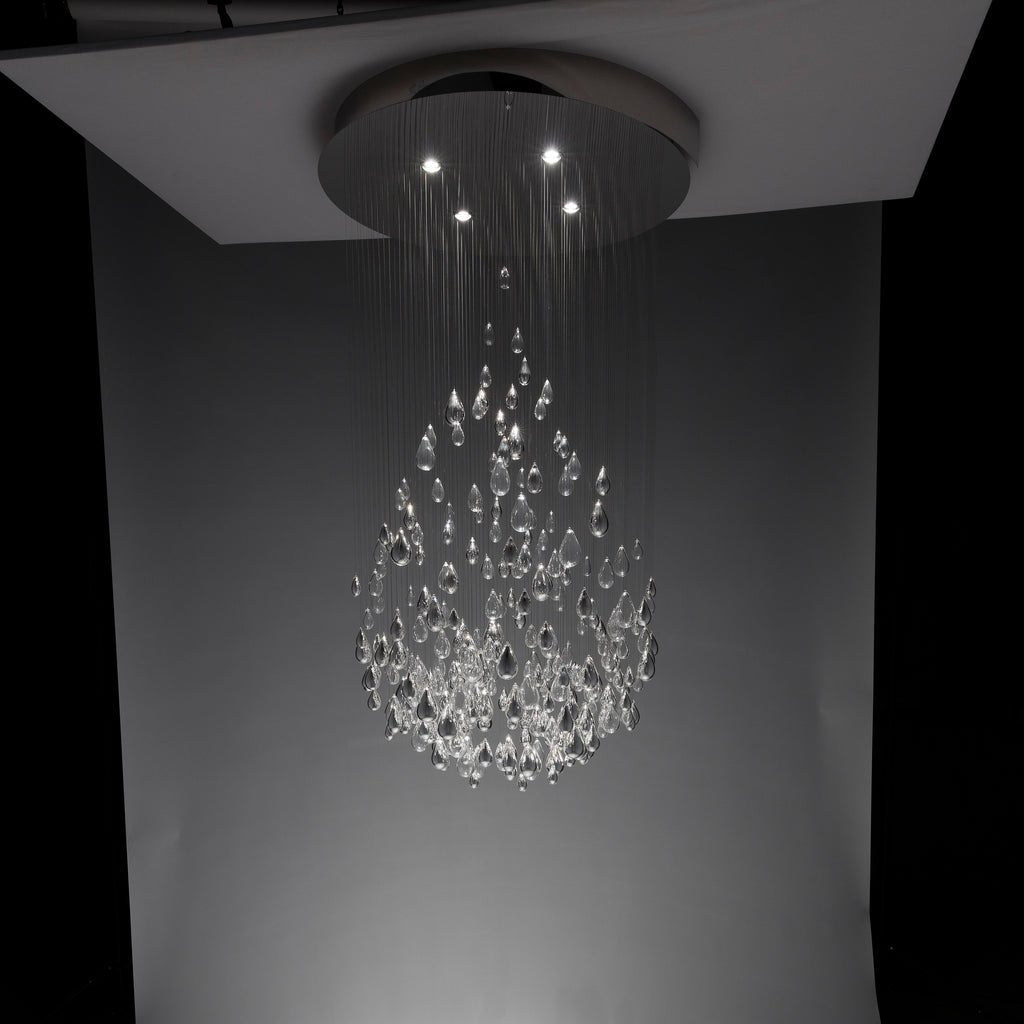 Art Glass Water Drop Chandelier product image