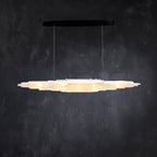 Art Selenite Small Chandelier for Bedrooms by Bling Lighting Studio