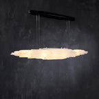 Art Selenite Small Chandelier for Bedrooms by Bling Lighting Studio