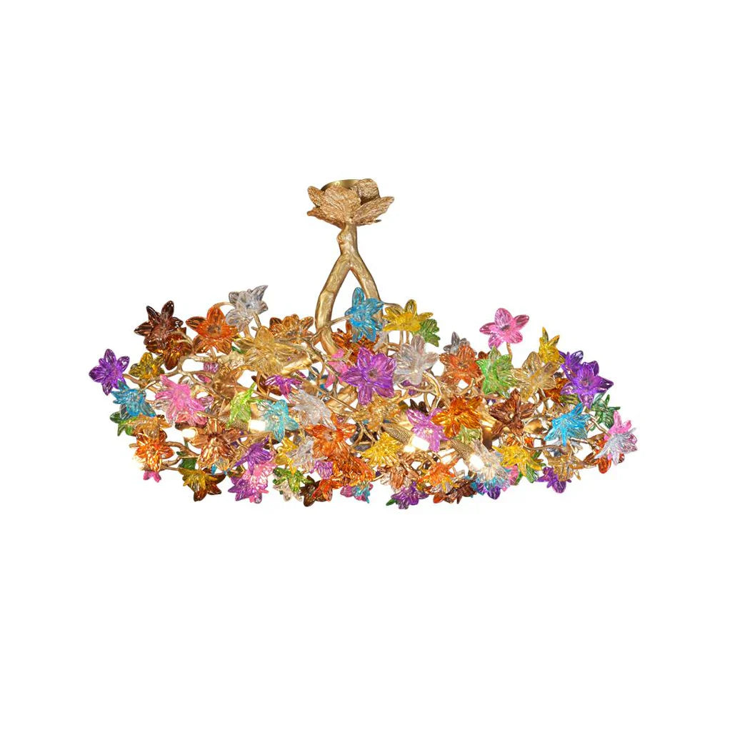 Art Stained Glass Tree Branch Chandelier product image