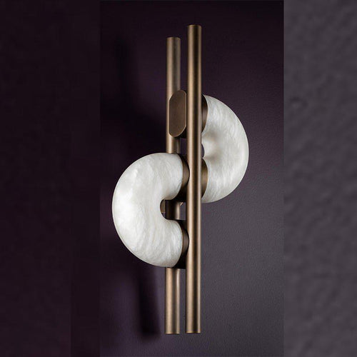 Arya Alabaster Wall Lamp by Bling Lighting Studio