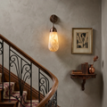 Aurelia Natural Alabaster Teardrop Wall Sconce