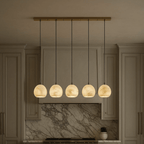Auris 5-Light Alabaster Chandelier by Bling Lighting Studio