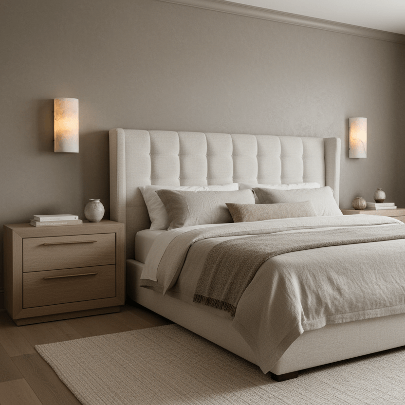 Auris Alabaster Wall Sconce detail view