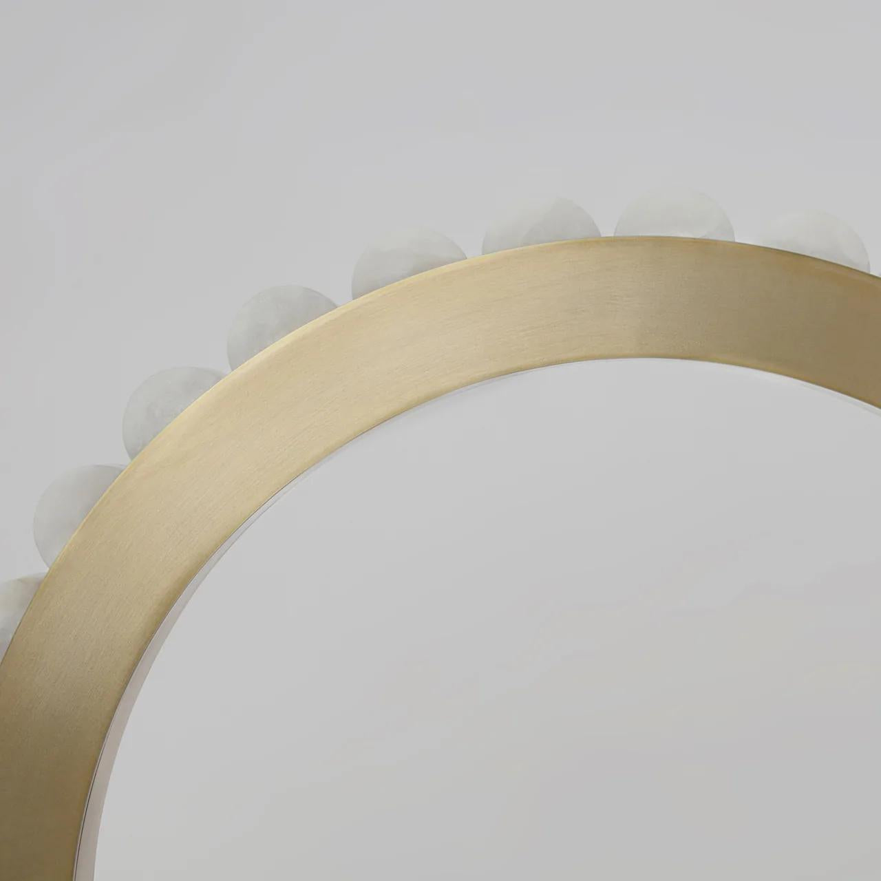 Avalon Alabaster Chandelier by Bling Lighting Studio