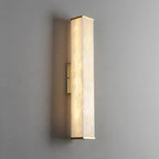 Avana Alabaster Wall Sconce material and finish detail