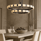 Aveline Modern Alabaster Chandelier by Bling Lighting Studio