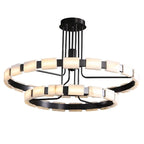 Aveline Modern Alabaster Chandelier material and finish detail