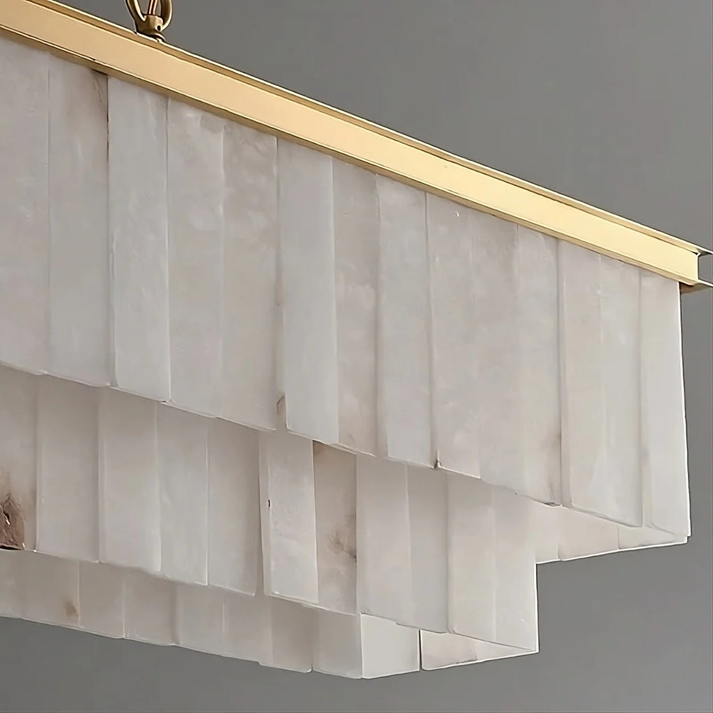 Windsor Linear Alabaster Dining Chandelier product image