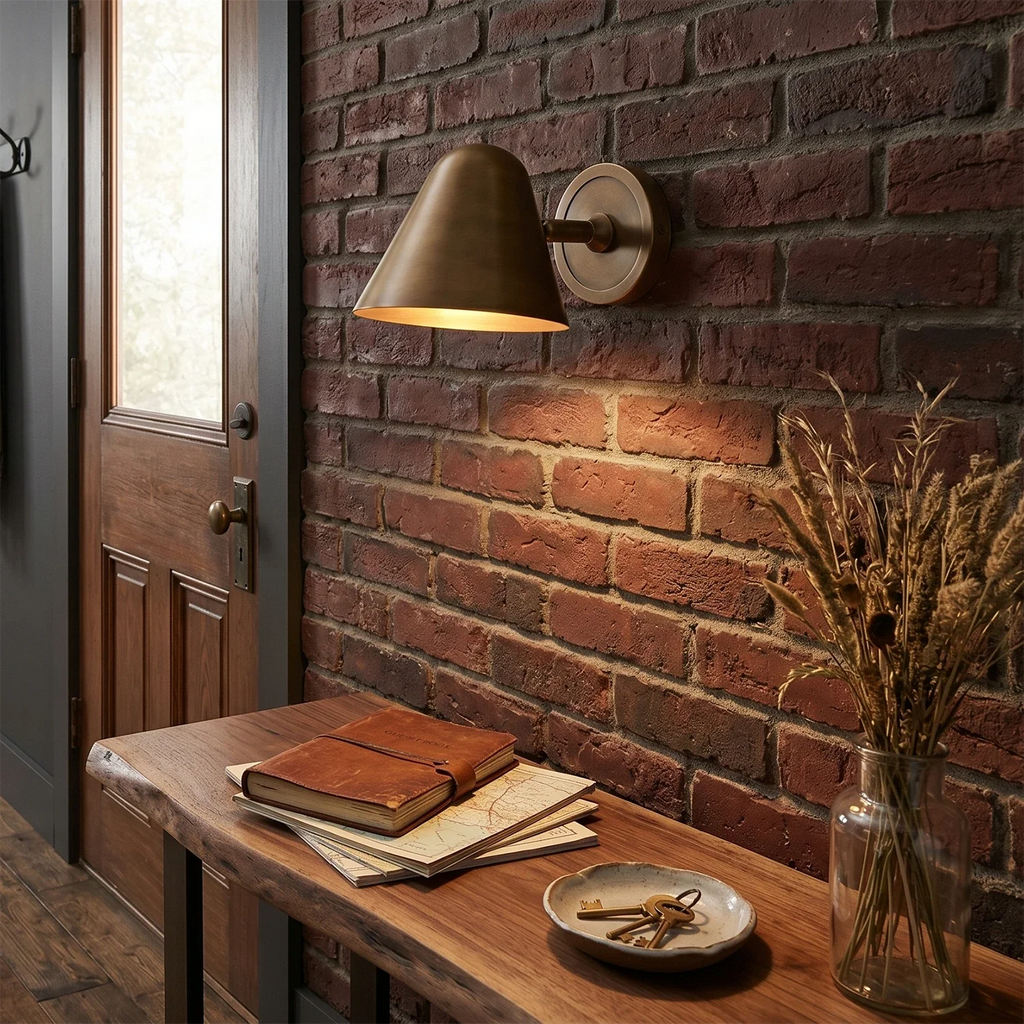 Ballstonn Brass Wall Light