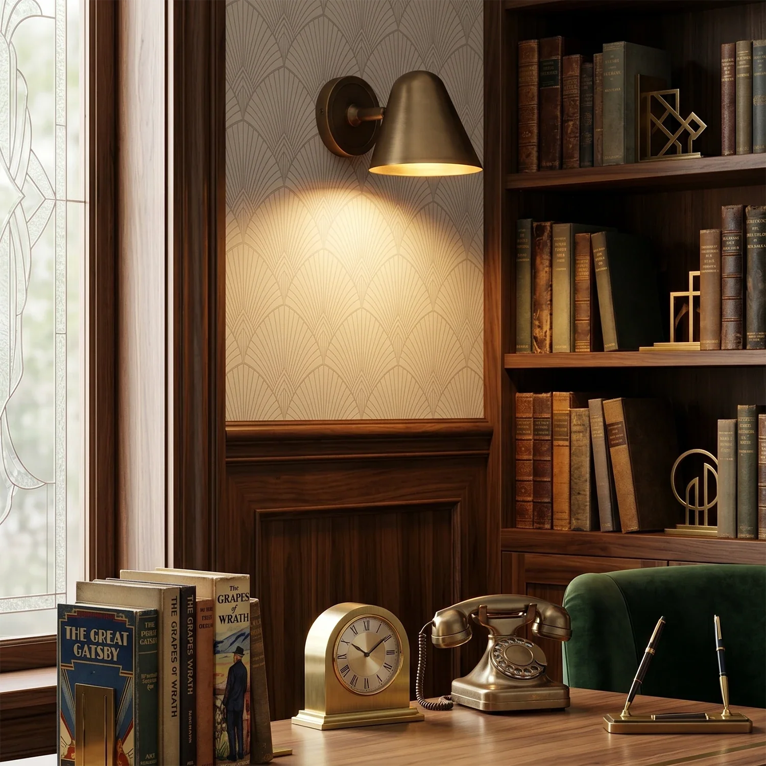 Ballstonn Brass Wall Light