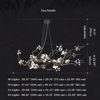 Barhed Tree Branch Chandelier by Bling Lighting Studio