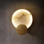 Barley Alabaster Wall Sconce detail view