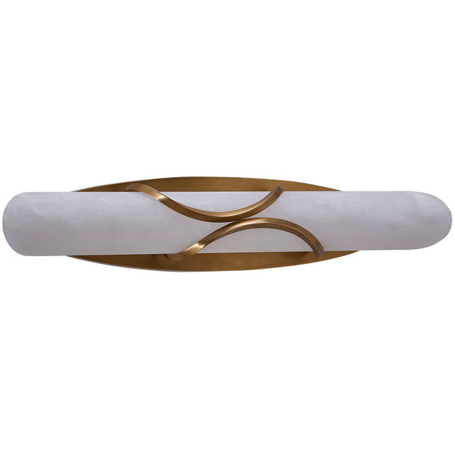 Basalt Tubular Alabaster Wall Sconce by Bling Lighting Studio