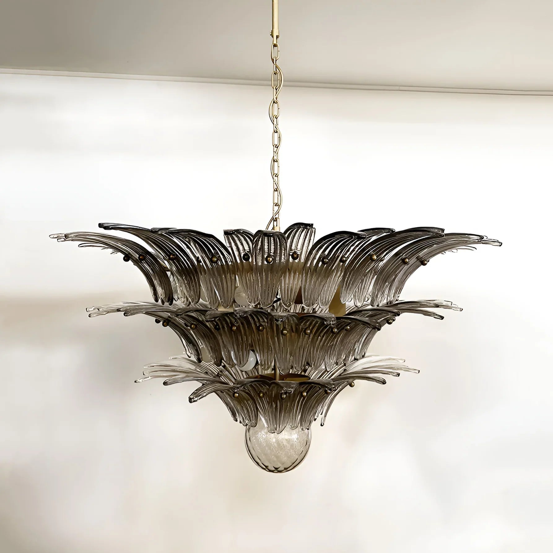 Beautifully Murano Palmette Smoked Chandelier product image