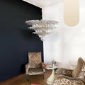 Beautifully Murano Palmette Transparent Chandelier product image