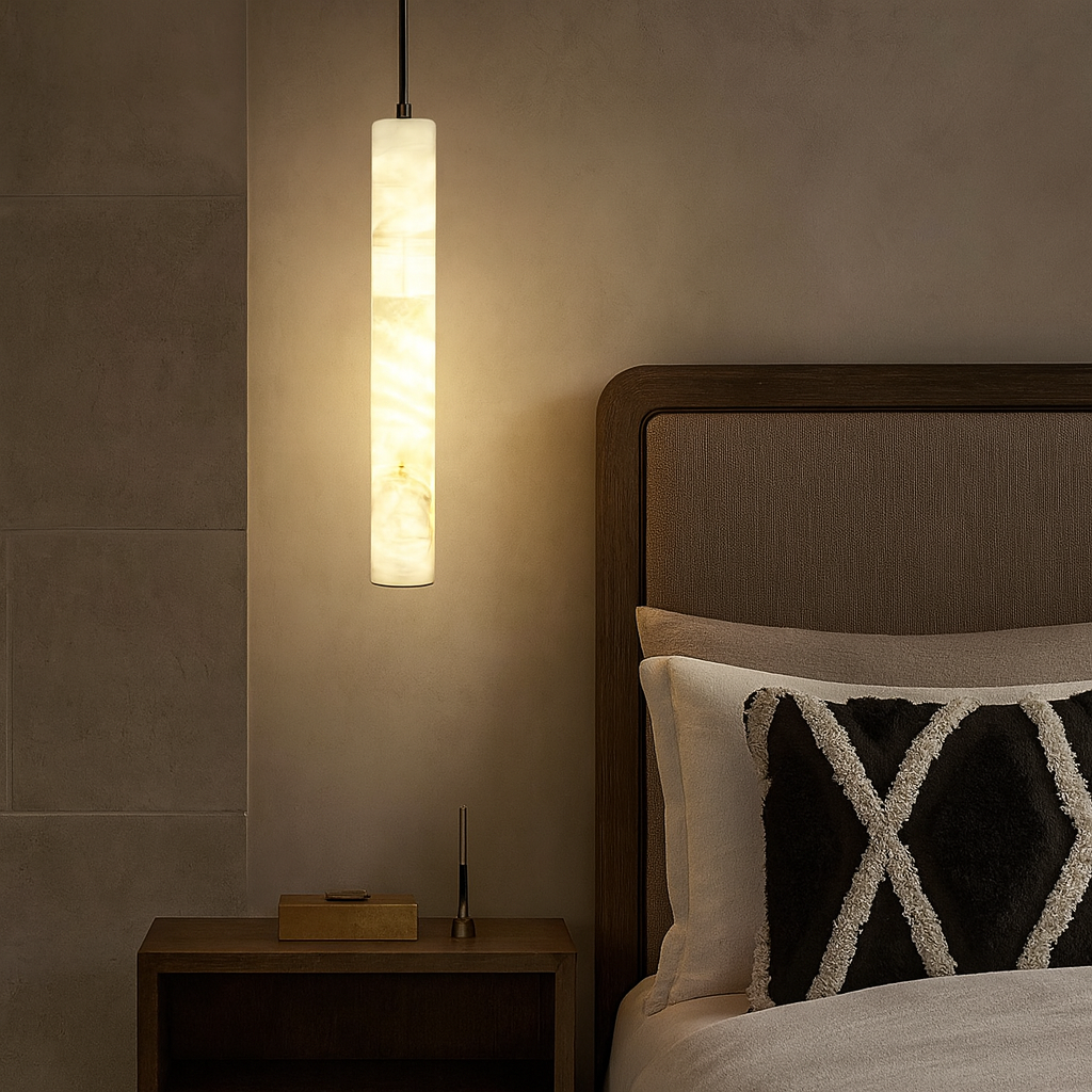 Moonshade Alabaster Pendant Light additional product view