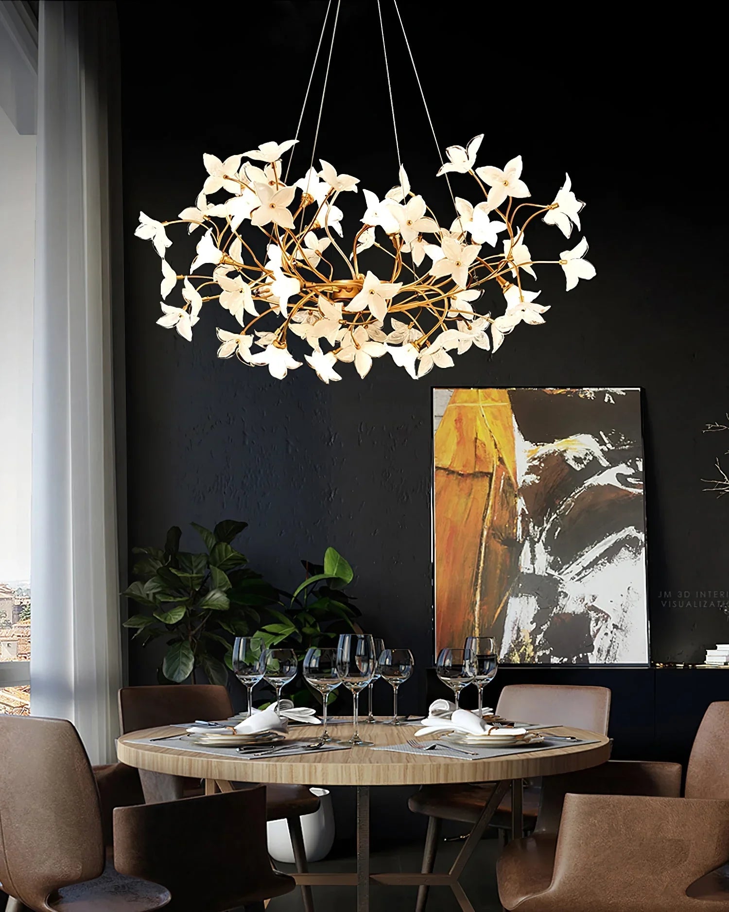 Begonia Branch Chandelier product image