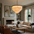 Berkley Alabaster Chandelier by Bling Lighting Studio