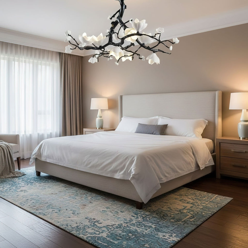 Black Branch Copper Tree Chandelier by Bling Lighting Studio