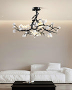 Black Branch Copper Tree Chandelier by Bling Lighting Studio