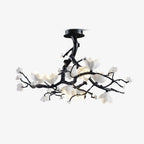 Black Branch Copper Tree Chandelier by Bling Lighting Studio