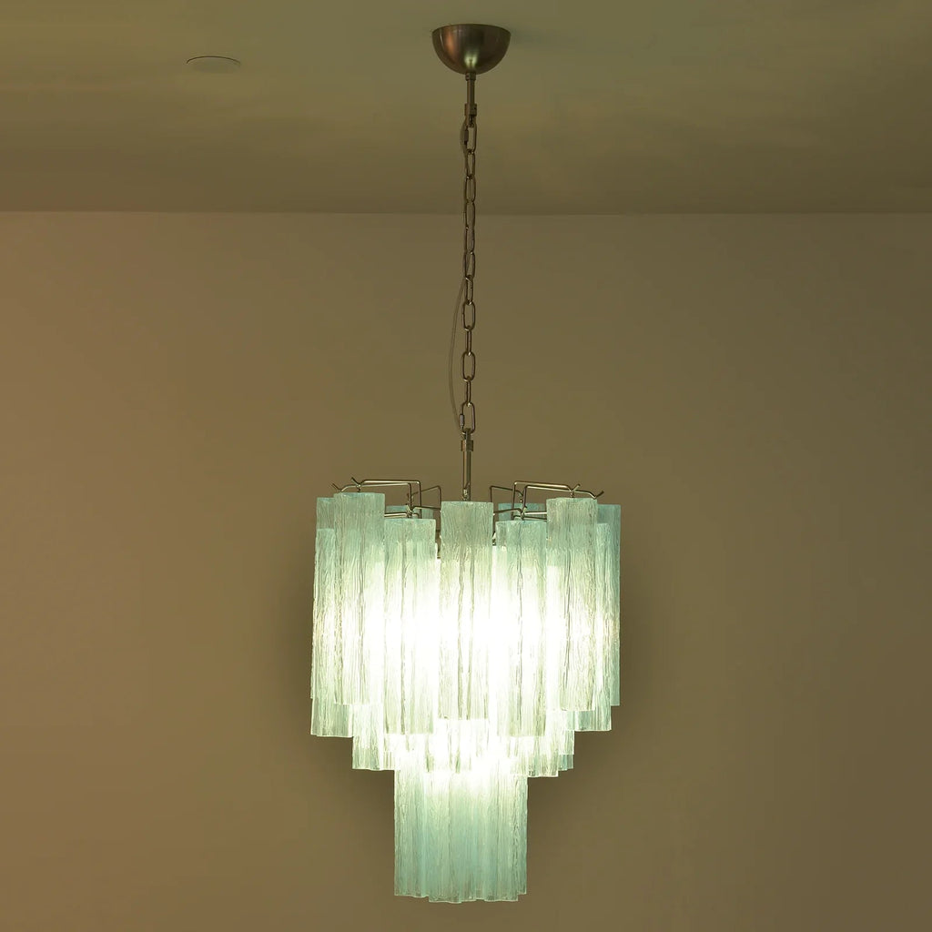 Blue Murano Glass Tube Chandelier product image