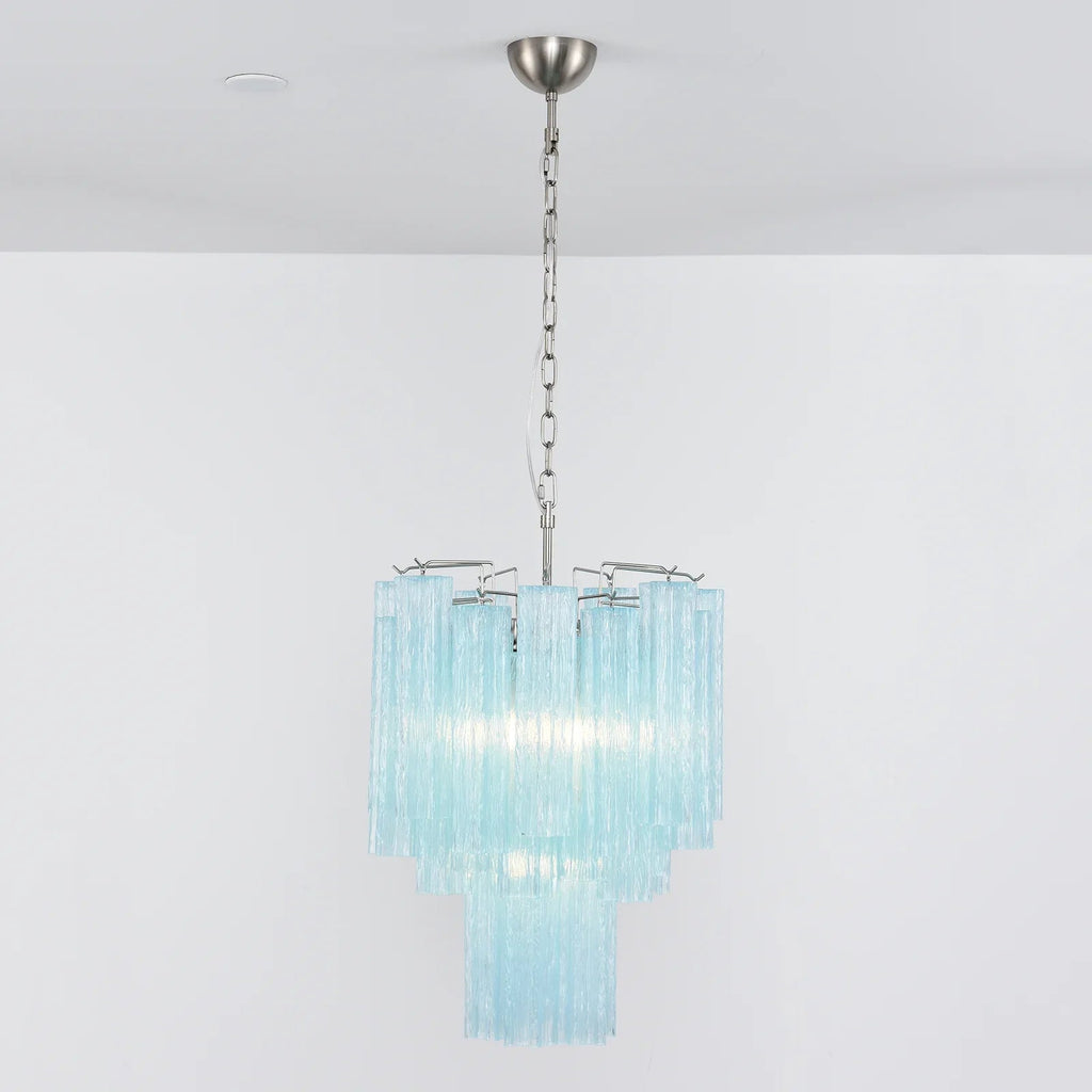 Blue Murano Glass Tube Chandelier product image