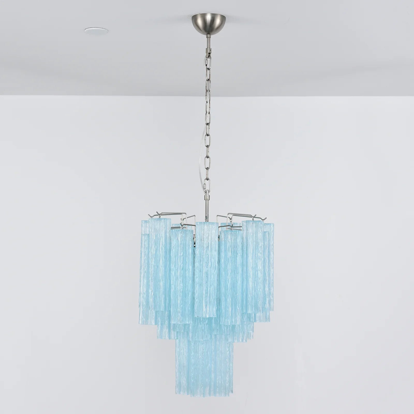 Blue Murano Glass Tube Chandelier product image