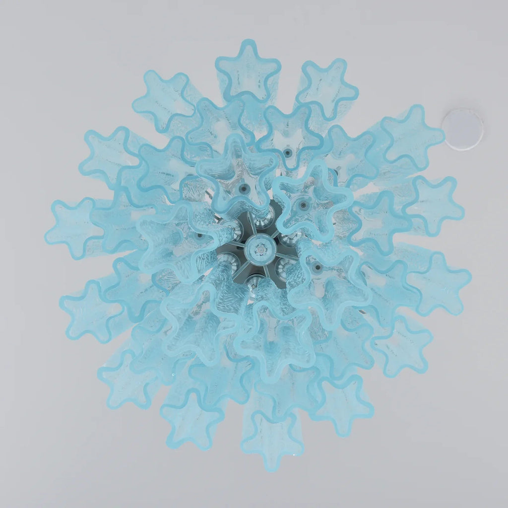 Blue Murano Glass Tube Chandelier product image
