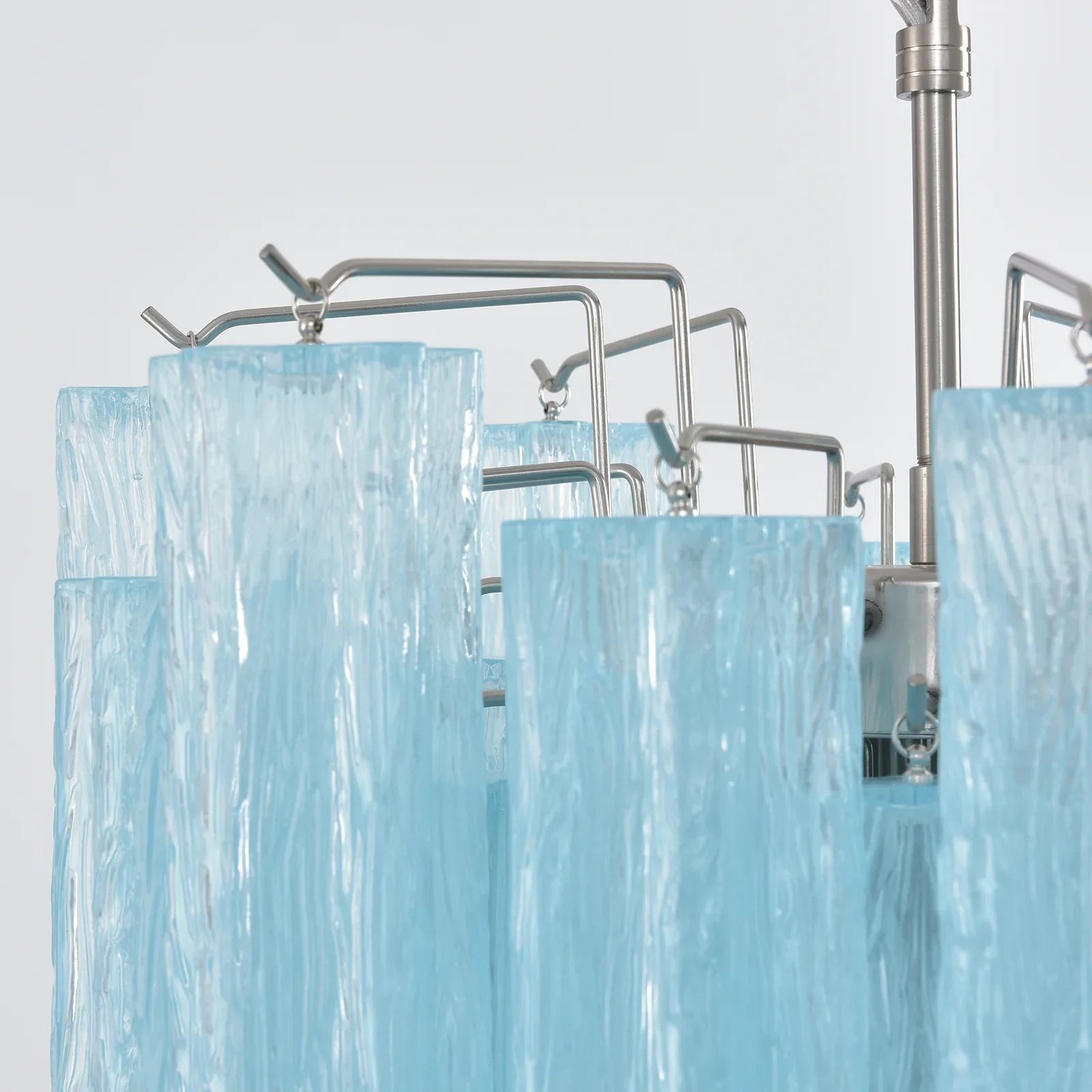 Blue Murano Glass Tube Chandelier product image