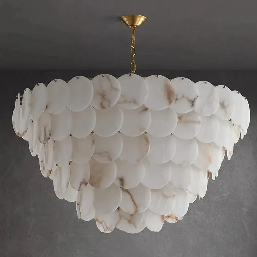 Bordwell Alabaster Chandelier 43" product image