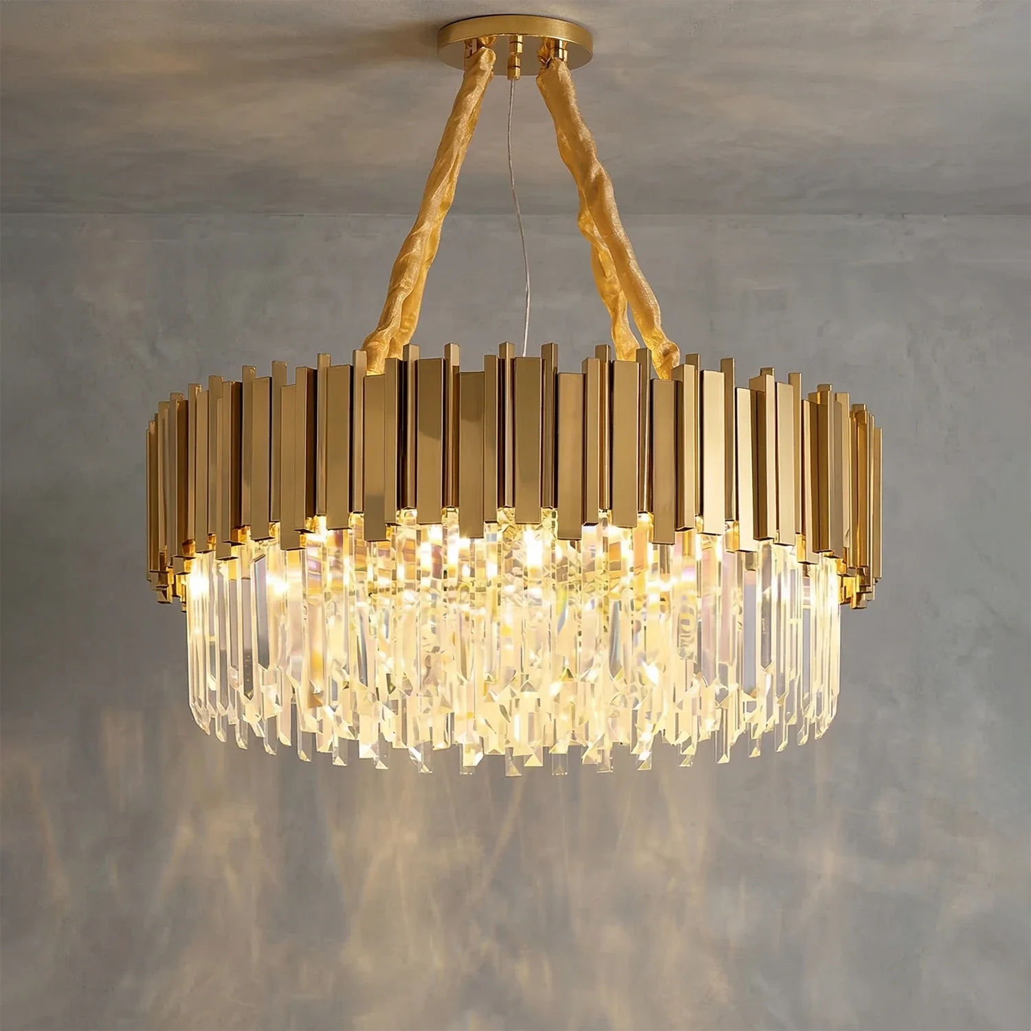 Bourbons Alphonsus Crystal Chandelier