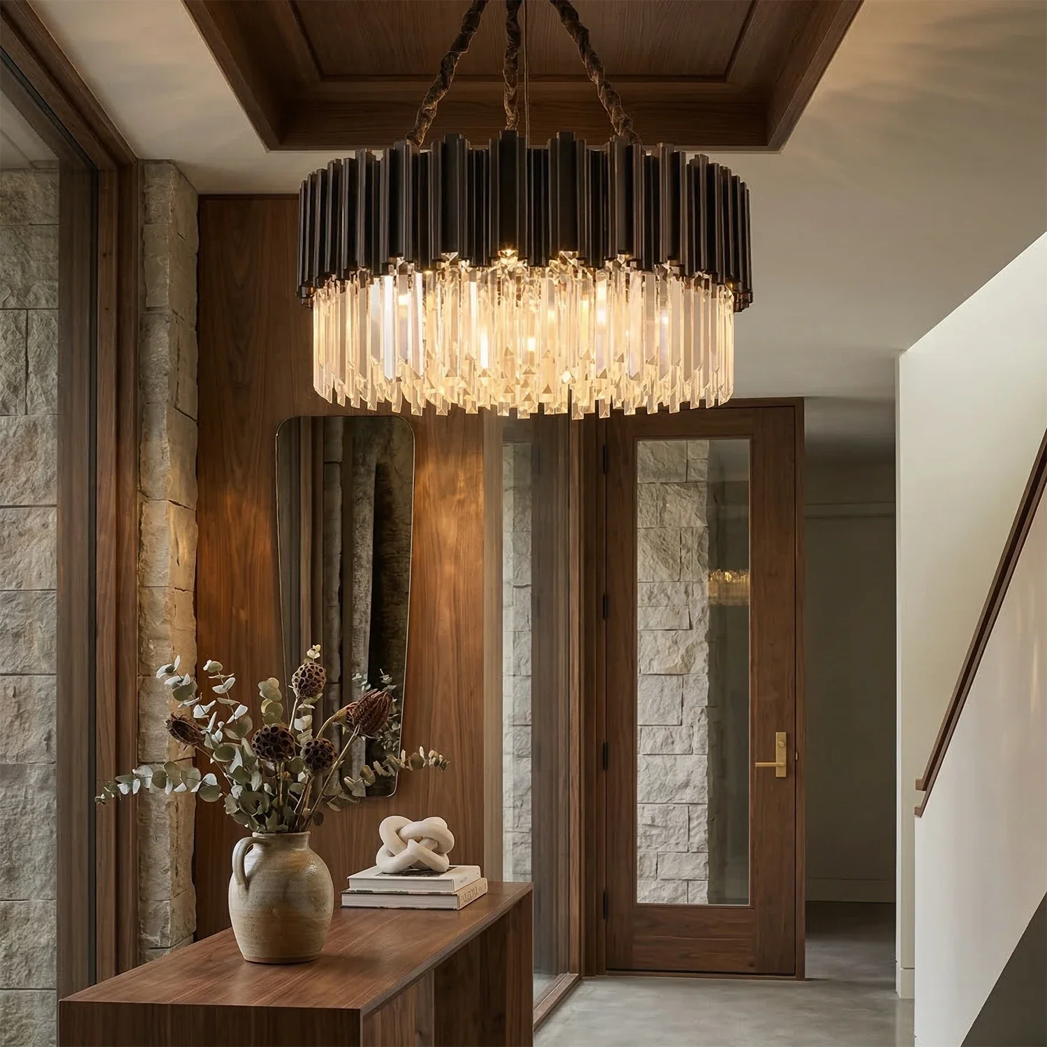 Bourbons Alphonsus Crystal Chandelier