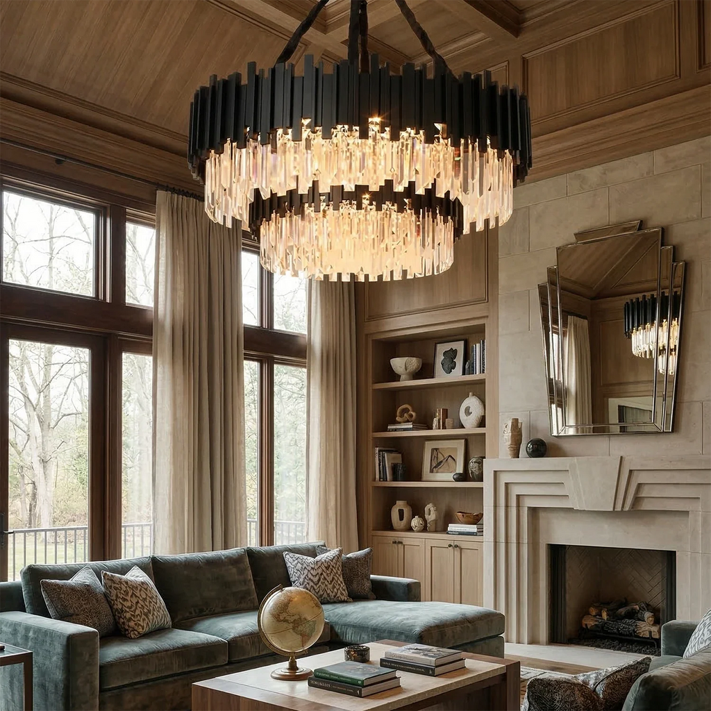 Bourbons Alphonsus Crystal Chandelier