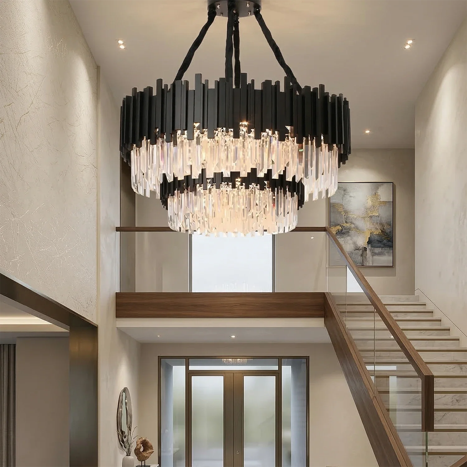 Bourbons Alphonsus Crystal Chandelier