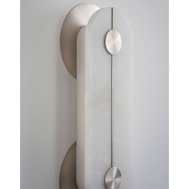Brace Alabaster Wall Sconce by Bling Lighting Studio