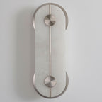Brace Alabaster Wall Sconce by Bling Lighting Studio