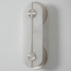 Brace Alabaster Wall Sconce by Bling Lighting Studio