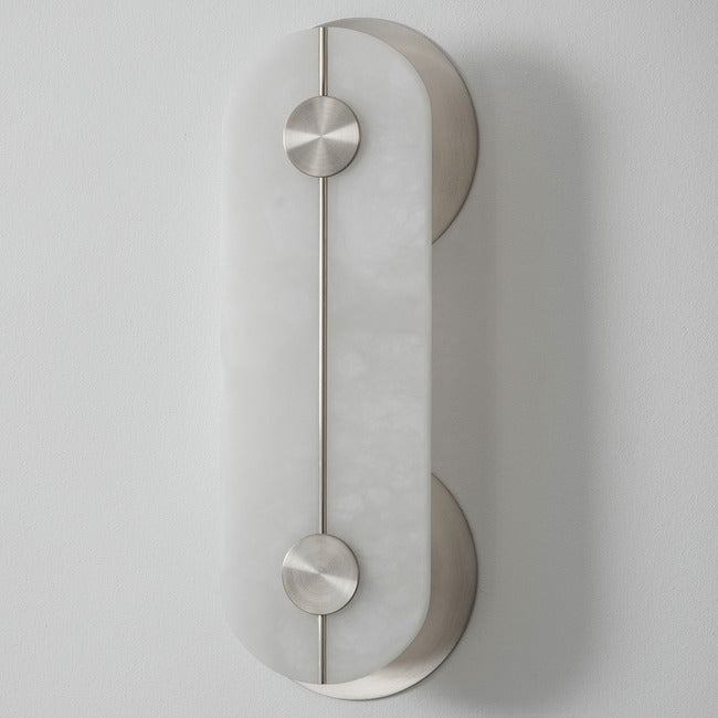 Brace Alabaster Wall Sconce by Bling Lighting Studio