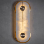 Brace Alabaster Wall Sconce by Bling Lighting Studio