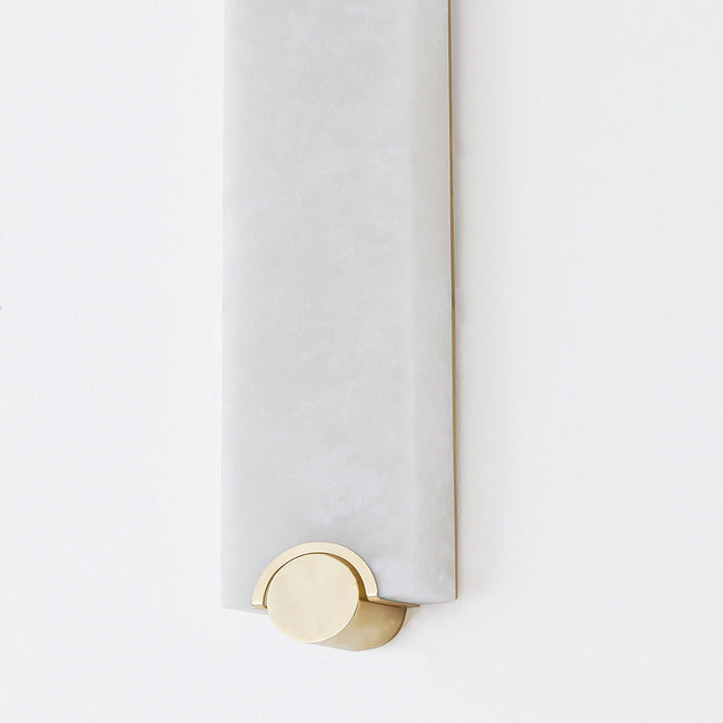 Brant Alabaster Wall Sconce by Bling Lighting Studio