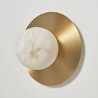 BRANZA ALABASTER WALL SCONCES by Bling Lighting Studio