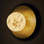 BRANZA ALABASTER WALL SCONCES by Bling Lighting Studio