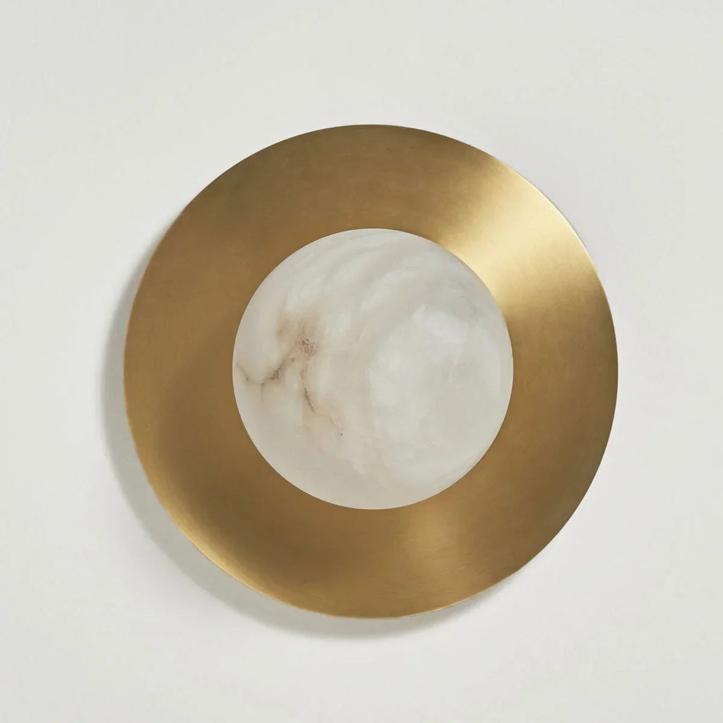 BRANZA ALABASTER WALL SCONCES by Bling Lighting Studio
