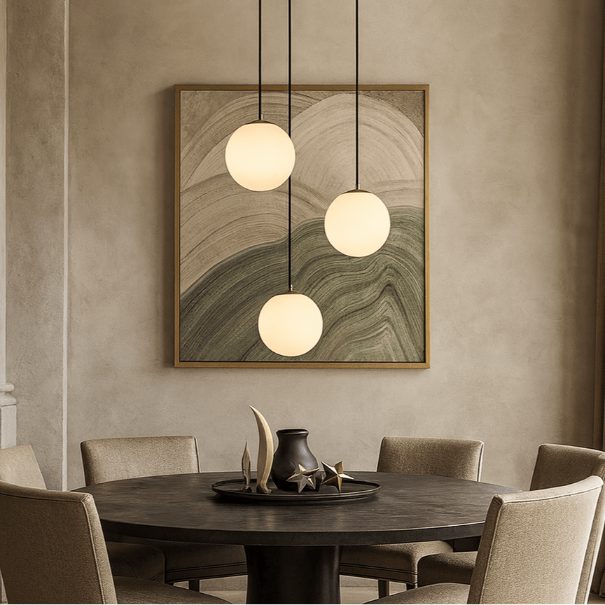 Brighton Alabaster Chandelier by Bling Lighting Studio