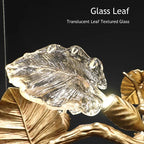 Btria Branch Copper Leaf Linear Chandelier by Bling Lighting Studio